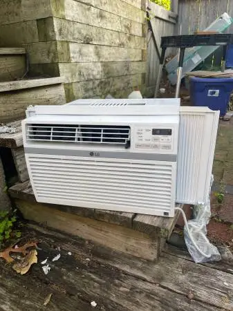 LG 8,000 BTU 115-Volt Through-the-Wall Air Conditioner Unit Cools 350
