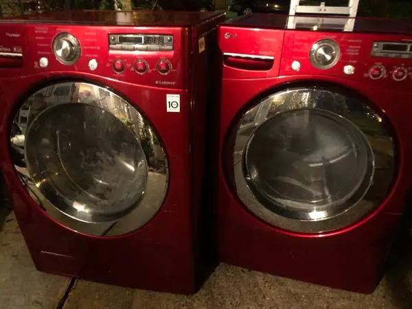 Lg washer and lg dryer