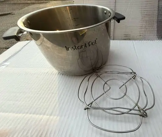Instant Pot Duo Evo Plus 6Qt Stainless Inner Pot + Steam Rack