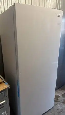 Frigidaire New White Stand Up Freezer 33” wide