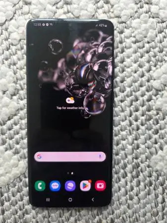 unlocked samsung S20 ultra 128gb