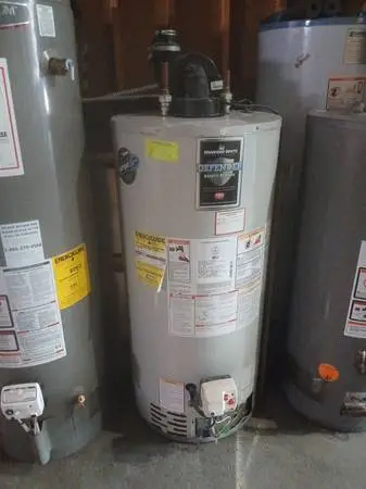 50 Gallon Natural Gas Hot Water Heater W/Power Vent