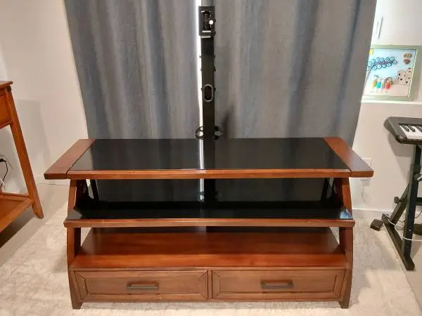 Dejean TV Stand Gaming TV Console Entertainment Stand