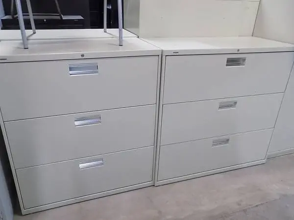 Hon 3 drawer Lateral files 600 series Office Furniture ea.