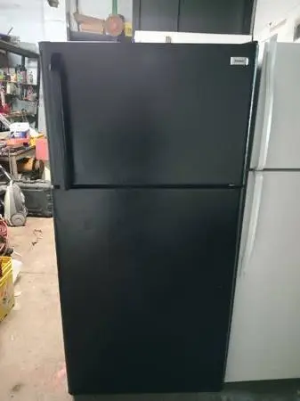 Black Refrigerator by Haier