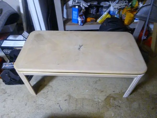 Coffee table and two end tables