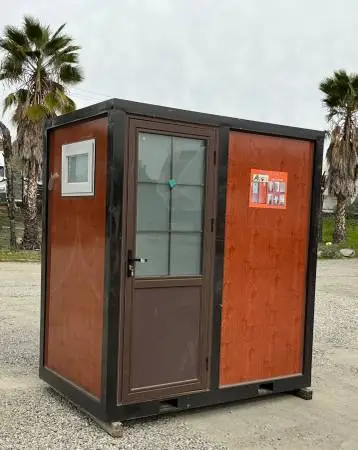 Portable restroom with shower