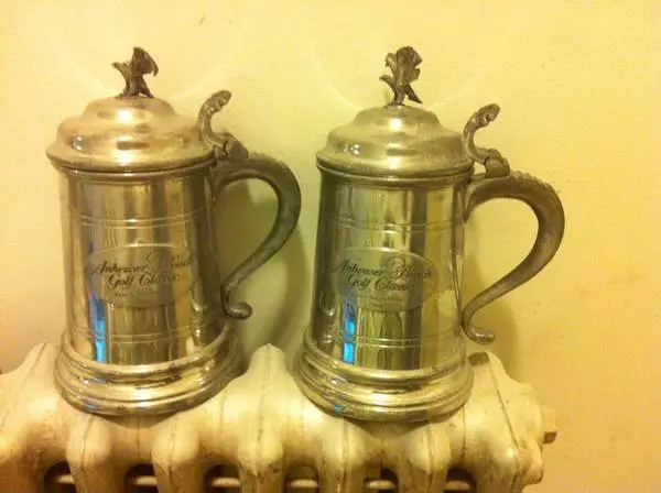 Vintage Pair Anheuser Busch Golf Classic 1986 Shirley Williamsburg Vir