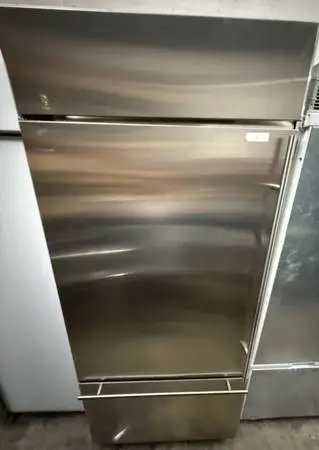 GE Monogram Stainless Steel 36” Wide Built In Fridge Bottom Freezer