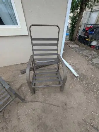 Winston patio chair and bench