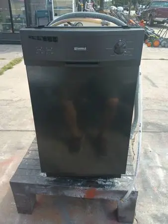 18-in Black Under the Counter Dishwasher by Kenmore