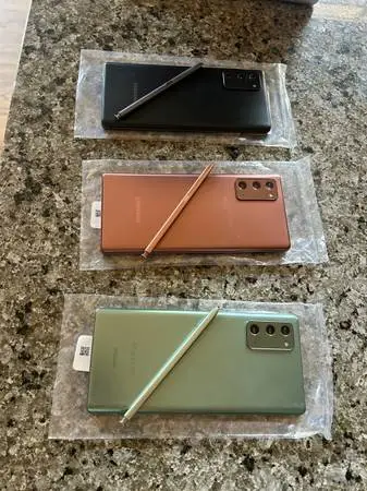 Samsung note twenty 5G unlocked 128gb each