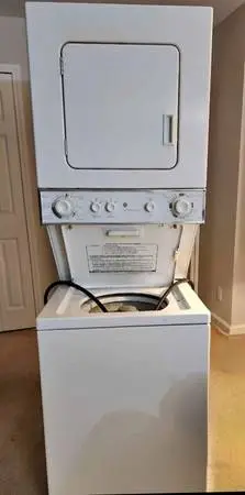 24 GE Stackable Washer and Electric Dryer