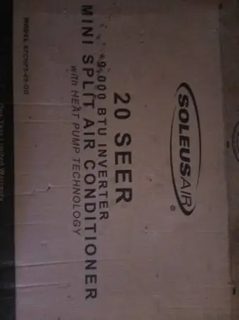 Soleus Mini Split Air Conditioner
