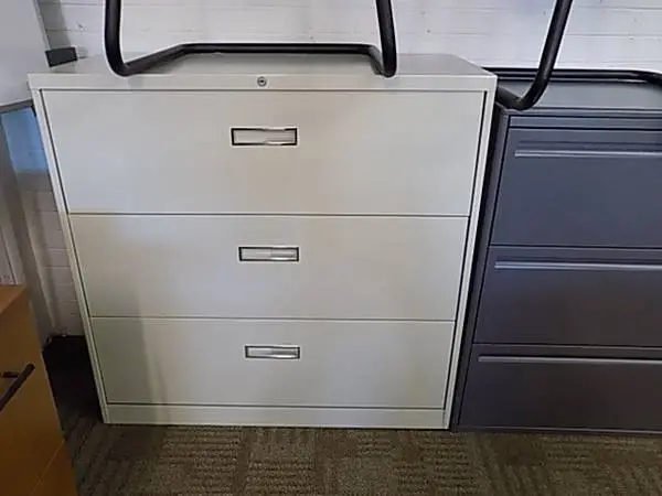 Steelcase 3 drawer Lateral file 42 wide  Office Furniture  ea.