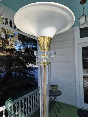 Vintage Lucite Torchere