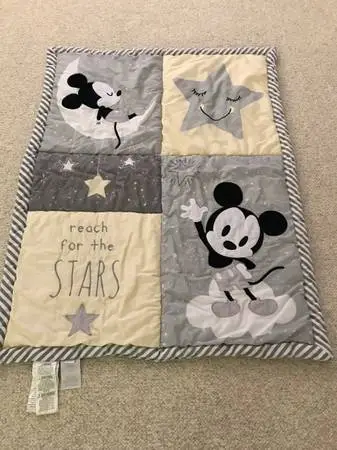 Disney baby Mickey Mouse 5 piece crib set by Lambs and Ivy