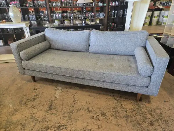 Habitat for Humanity Restore – Gray Mid-Century Modern Style Sofa