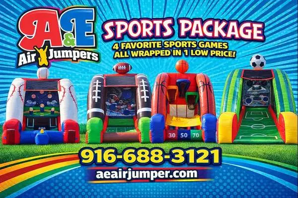 🏈⚾🏀⚽ SPORTS PACKAGE SPECIAL! ⚽🏀⚾🏈 Bounce House Rentals