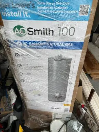 50 Gallon Natural Gas Heat Hot Water Tank