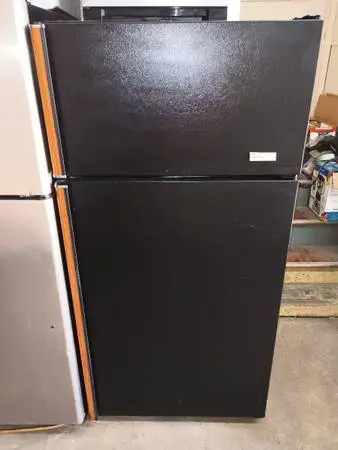 Black Frigidaire Apartment Size Refrigerator