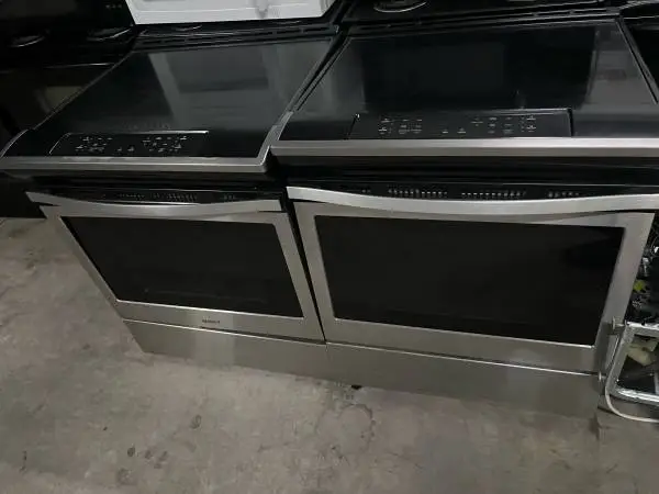 Stainless steel slide in stoves