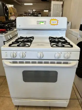 GE JGBS20WEH1WW Gas range stove LIKE NEW W/ WARRANTY!!
