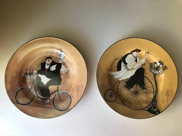 2 pcs Pottery 8 1/2 W Round New Plate From none pet none smoke home P