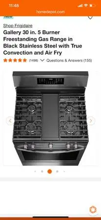 Brand new! Frigidaire Gallery 30 in. 5 Burner Freestanding Gas Range