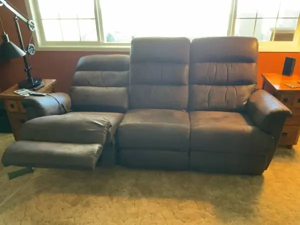 La-Z-Boy Power Recline Sofa Pet-Friendly Fabric
