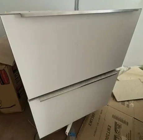 Subzero Panel Ready 24” Inch Wide Under Counter Fridge Double Door