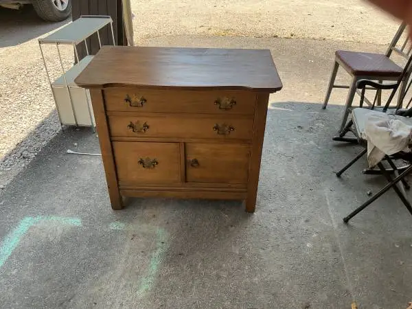 Vintage wash stand cabinet