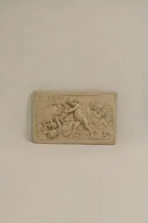 Antique Vintage Artwork Sculpture Plaster Relief | IG @360lifestylee