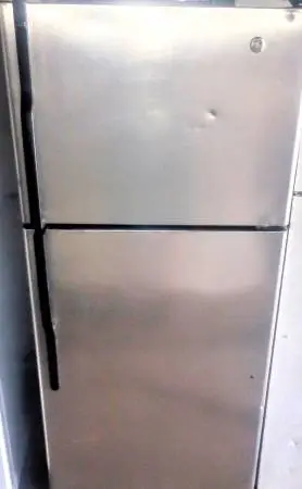 Stainless Steel GE Refrigerator