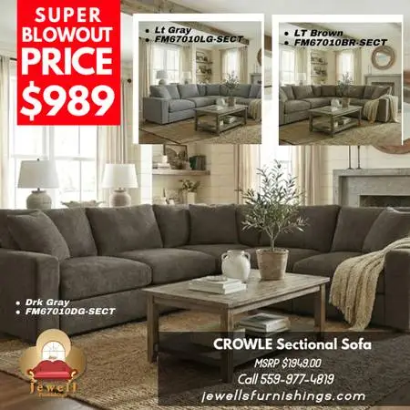 CROWLE Sectional Sofa