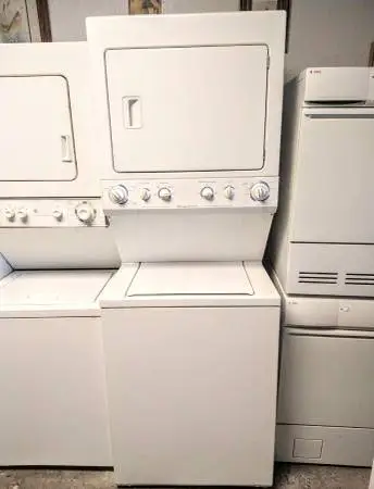 Gas or Electric Stackable Washer and Dryer by Frigidaire