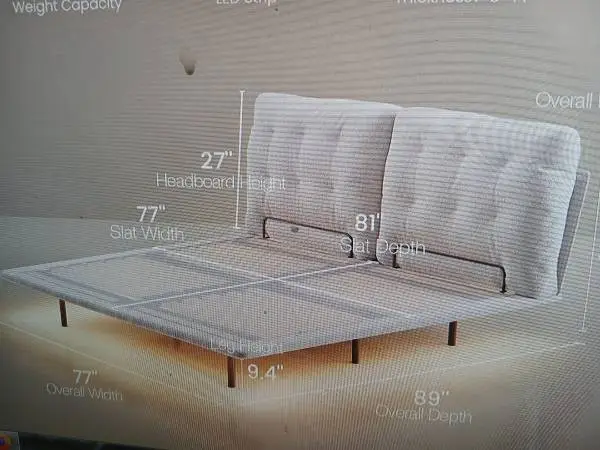 New King Povison Luxury Bed Frame