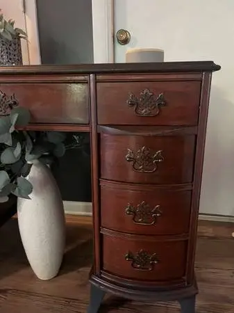 Vanity Dresser or Desk ~ wooden and dove tailed