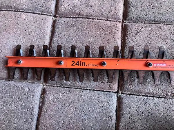 Hedge Trimmer and B&D string trimmer.