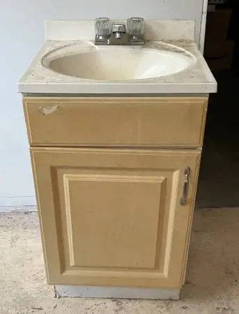 Bathroom Sink & Cabinet