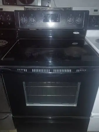 Whirlpool Black Electric Stove