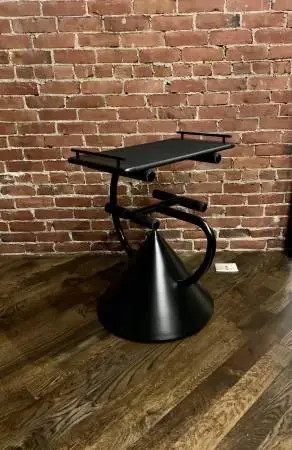 80s Memphis Milano Zeus space age trolley cart shelving Italy NEW