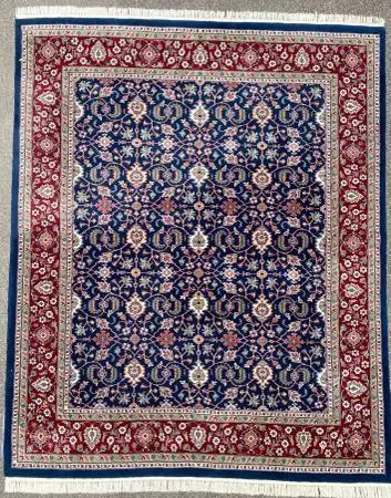 KASHAN HAND KNOTTED RUG, 8.0 x 10.0