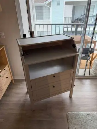 Ikea Sundvik Changing Table/Dresser - Gray