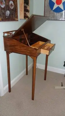 DESK, ANTIQUE STAND UP STYLE, reduced
