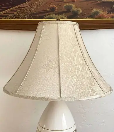 Vintage Jacquard Fabric Lamp Shade