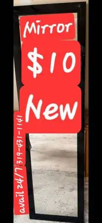 NEW FLOOR OR DOOR MIRROR