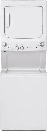 GE 3.8 cu. ft washer 5.9 cu. ft electric dryer combo in white
