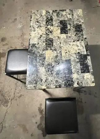 Kitchen table and stools