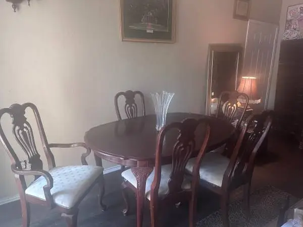 Cherrywood Dining table with 4 chairs